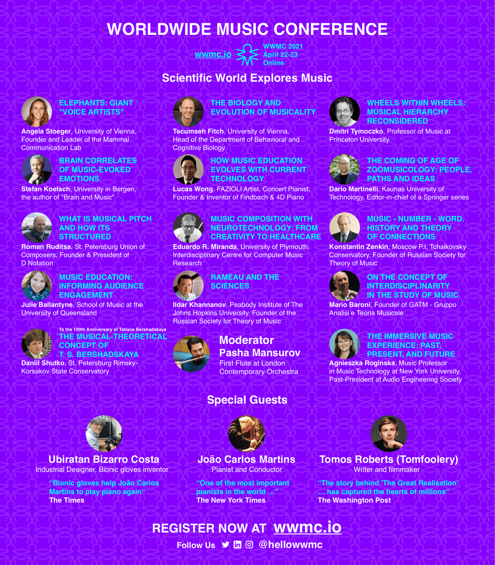 WWMC 2021 — Scientific World Explores Music — Conference Poster